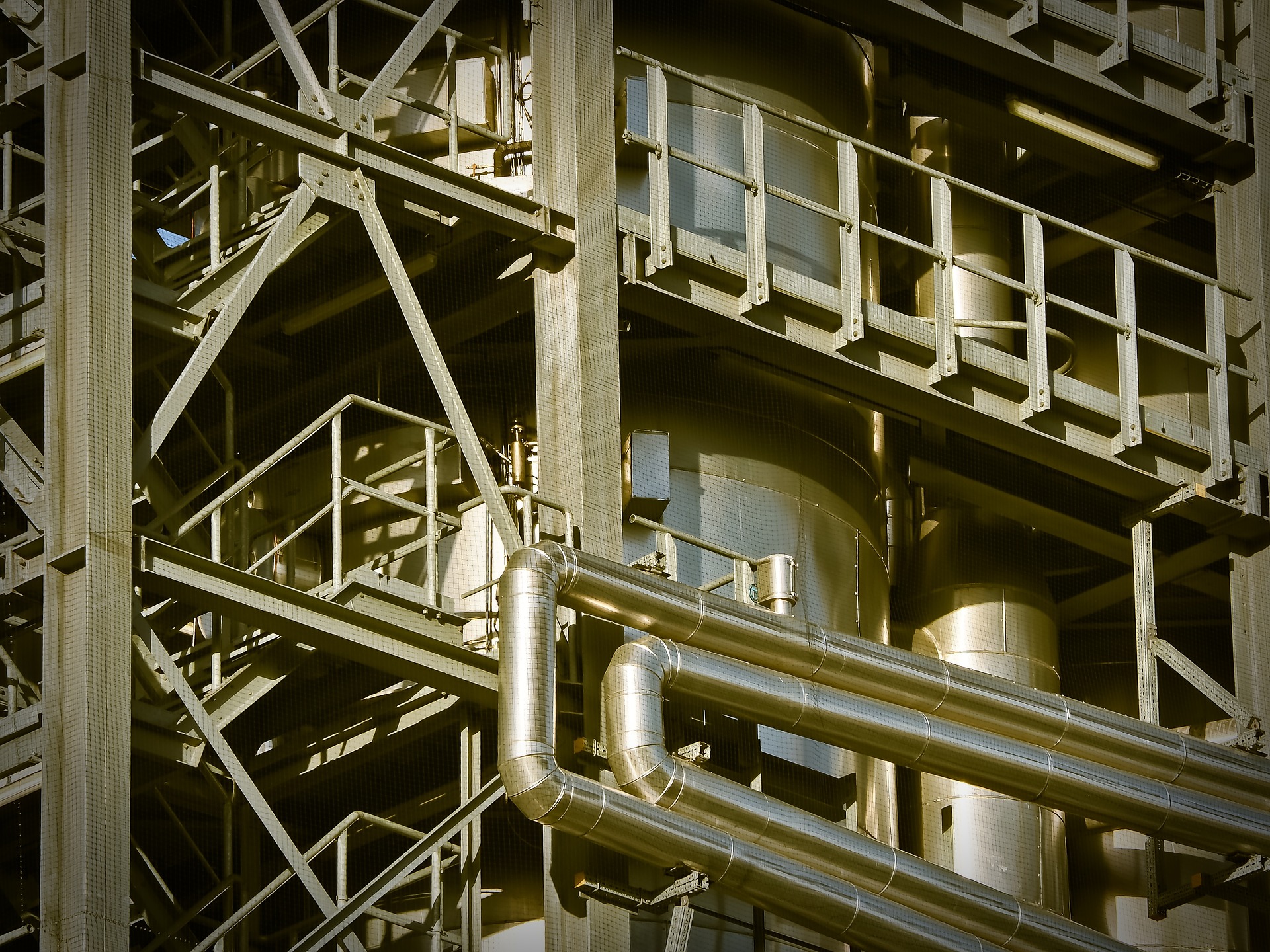 Industriële pijpen en installaties